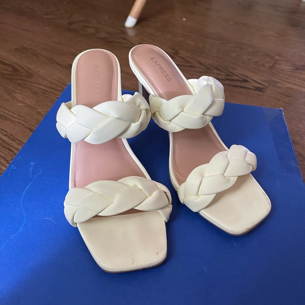 Express: Braided Strap Heels